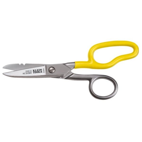 Klein Tools Steel Heavy-Duty Scissors 8.5" With Free-Fall Handle