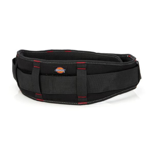 Dickies 5 Inch Padded Work Belt With Doubletongue Roller Buckle, Black