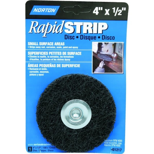 Norton 4 X 1/2" Rapid Paint And Rust Stripper
