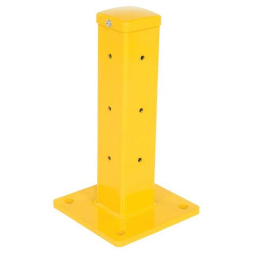 Vestil Rigid Tube Post 43.125 In Drop-In Style-Yellow