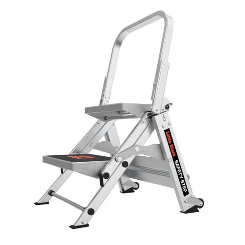 Little Giant Ladders Safety  2-Step 1.5-Ft Aluminum 300-Lb Capacity Step Ladder