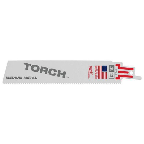 Milwaukee The Torch Sawzall 6 In. 14 TPI Bi-Metal Reciprocating Saw Blade, 5-Pack