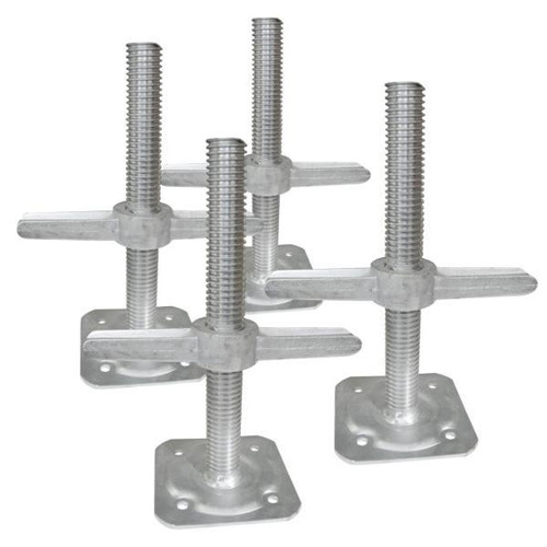 Metaltech 12 Leveling Jacks For Baker Interior Scaffolds Package Of 4