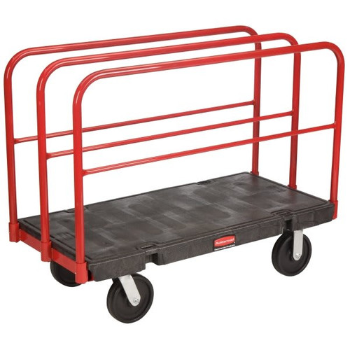 Rubbermaid Commercial Sheet And Panel Truck W/ 8 In. Casters