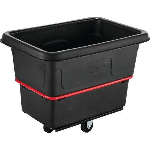 Rubbermaid Commercial 8 Cu. Ft. Heavy Duty Utility Tilt Truck (Black)