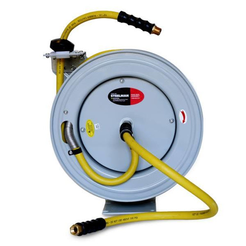 Steelman Enclosed Spring Garden Center Water / Pneumatic Hose Reel