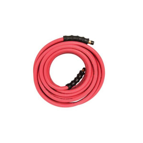 Steelman 50-Foot X 3/8-Inch Id Rubber Air Hose With 1/4-Inch Npt Brass Fittings