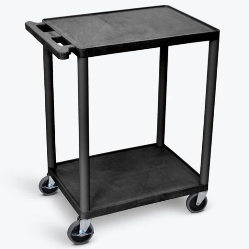 Luxor 24 X 18 Utility Cart - Two Shelves Structural Foam Plastic