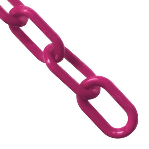 Mr. Chain 1.5 Inch X 25 Ft. Magenta Plastic Barrier Chain