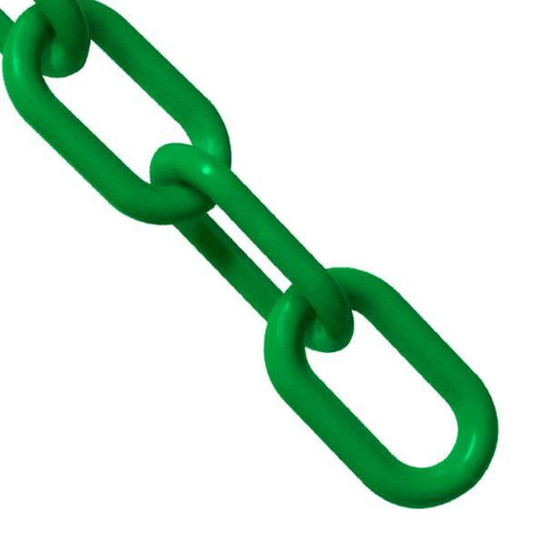 Mr. Chain 1.5 Inch X 100 Ft. Green Plastic Barrier Chain