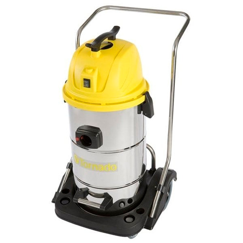 Tornado 15 Gallon 1.61 HP Commercial Wet/Dry Vacuum W/ Attachments
