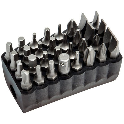 Klein Tools Steel 32-Piece Standard Tip Bit Set