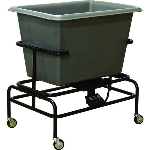 Royal Basket Trucks 6 Bushel Scale Cart, Gray Tub, Base/Supports & Digital Scale