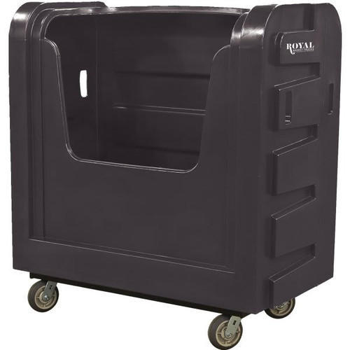Royal Basket Trucks 36 Cubic Foot Bulk Polyethylene Truck, Black