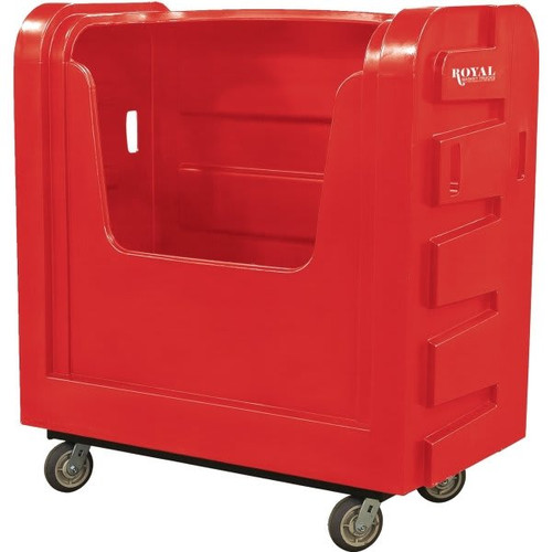 Royal Basket Trucks 36 Cubic Foot Bulk Polyethylene Truck, Red