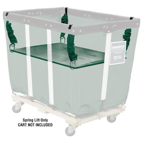 Royal Basket Trucks Spring Lift For 10 Bushel Basket Truck, Green