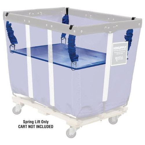 Royal Basket Trucks Spring Lift For 16 Bushel Basket Truck, Blue