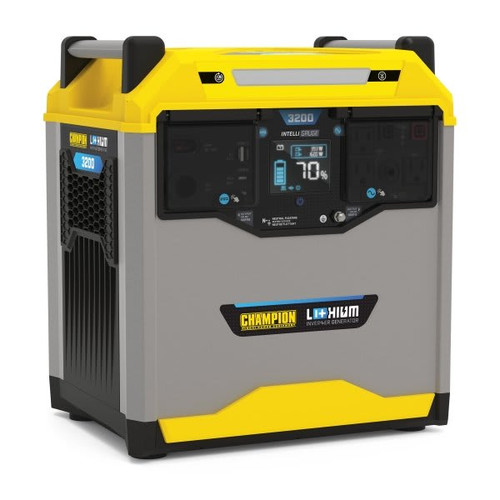 Champion Power Equipment 3200-Wh Station Lithium-Ion Battery Solar Generator