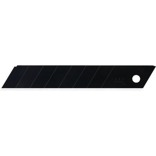 Olfa Lbb-10b 18mm 8pt Ultrasharp Black Snap Off Blade, Package Of 60