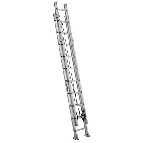 Louisville Ladder Ae1200hd 20 Ft. 375 Lb. Aluminum 20-Step Extension Ladder