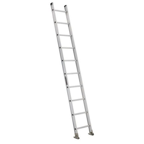 Louisville Ladder Ae2100 10 Ft. 300 Lb. Aluminum 10-Step Single Ladder