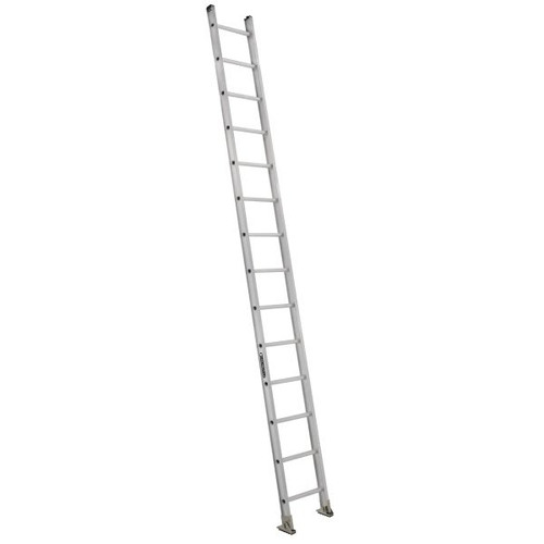 Louisville Ladder Ae2100 14 Ft. 300 Lb. Aluminum 14-Step Single Ladder