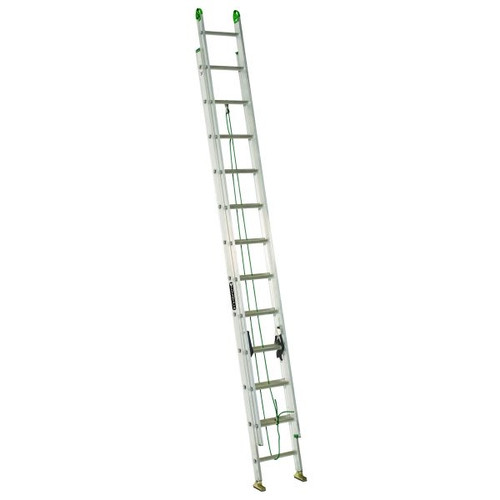 Louisville Ladder Ae4200 24 Ft. 225 Lb. Aluminum 24-Step Extension Ladder