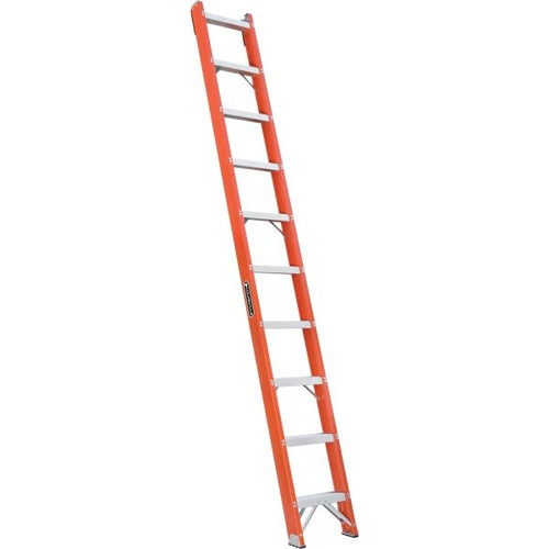 Louisville Ladder Fh1000 10 Ft. 300 Lb. Fiberglass 10-Step Shelf Ladder