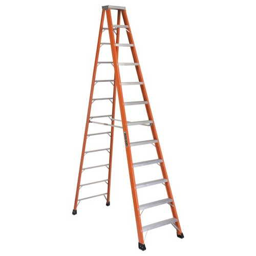 Louisville Ladder Fs1300hd 12 Ft. 375 Lb. 11-Step Fiberglass Step Ladder