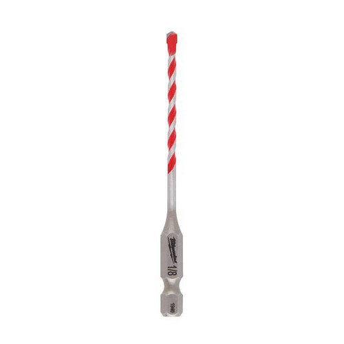 Milwaukee 1/8" X 2" X 3-1/2" Shockwave Carbide Hammer Drill Bit