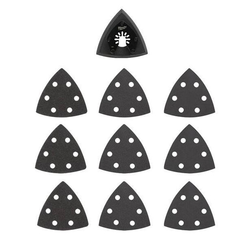 Milwaukee 3-1/2 In. Sandpaper Oscillating Sanding Accessory Kit