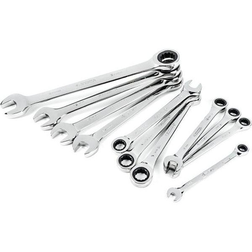Husky Ratcheting Metric Combination Wrench, 11-Piece Set