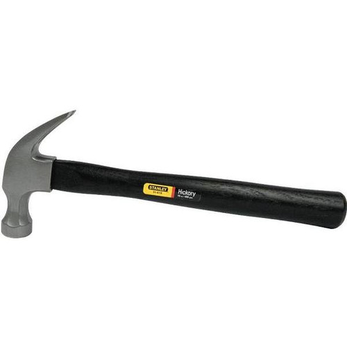 Stanley 16 Oz Curved Claw Wood Handle Nailing Hammer