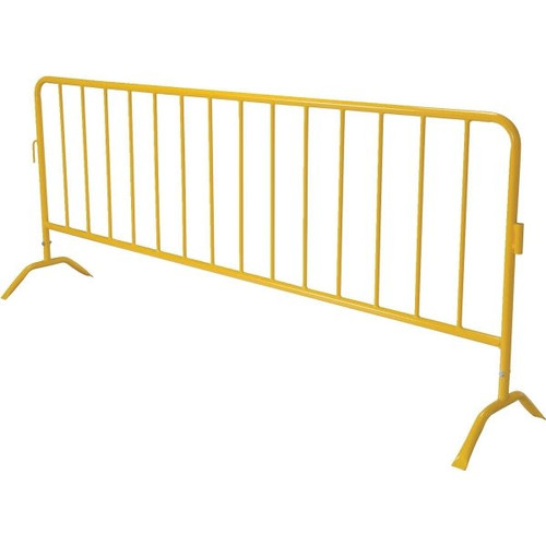 Vestil Yellow Barrier With Curved Feet