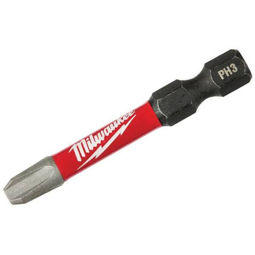 Milwaukee Shockwave Impact Duty 2 In. Phillips #3 Alloy Steel Screw Driver Bit