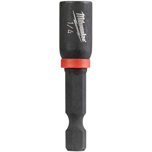 Milwaukee Shockwave Impact Duty 1/4 In. X 1-7/8 In. Alloy Steel Magnetic Nut Driver