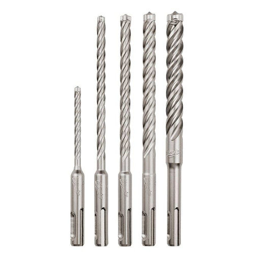 Milwaukee 4-Cutter Sds-Plus Carbide Hammer Drill Bit Kit