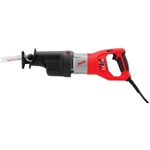 Milwaukee Super Sawzall 15 Amp 1-1/4 In. Stroke Corded Orbital Reciprocating Saw With Hard Case