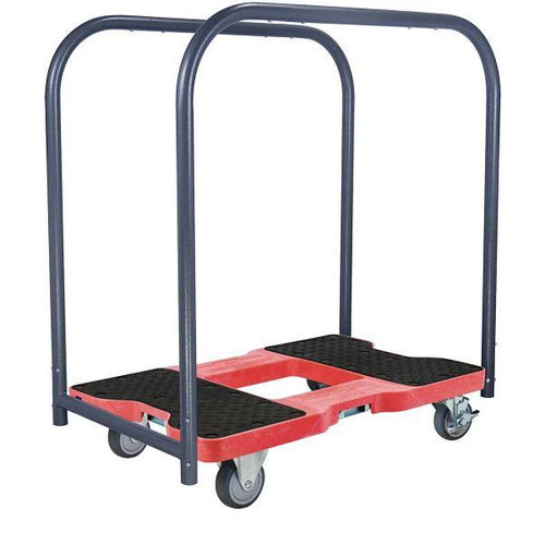 Snap-Loc 1,200 Lb. Polypropylene Professional E-Track Panel Cart Dolly (Red)
