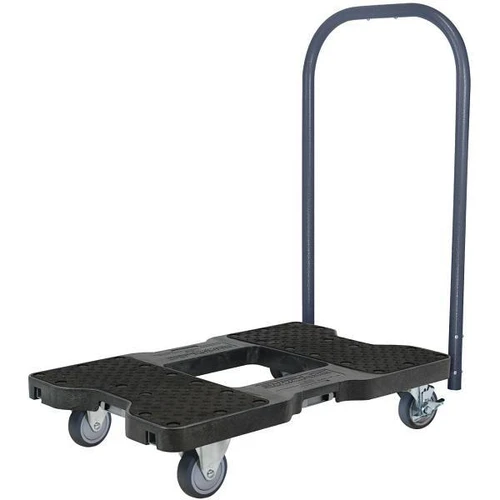 Snap-Loc 200 Lb. Capacity Professional E-Track Push Cart Dolly (Black)