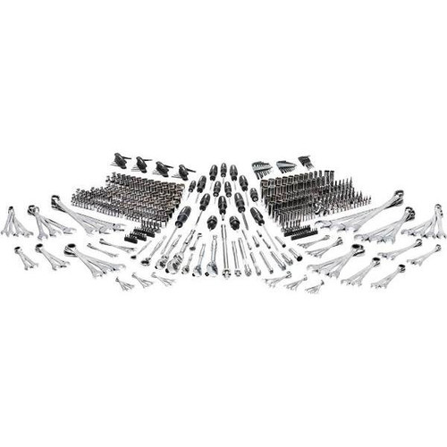 Husky 1/4 In., 3/8 In. And 1/2 In. Drive Sae/Metric Shallow And Deep Mechanical Tools Set