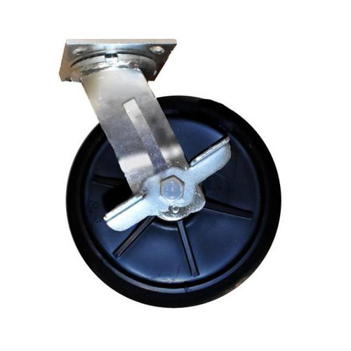 Rubbermaid Commercial 8 Inch Quiet Swivel Caster For Full Size Housekeeping Cart