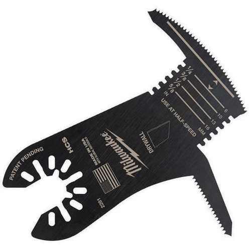 Milwaukee Open-Lok 3.7" High Carbon Steel Drywall Cutting Multi-Tool Oscillating Blade