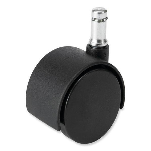 Safco Task Master Carpet Casters, 2" Wheel, Black, Set Of 5