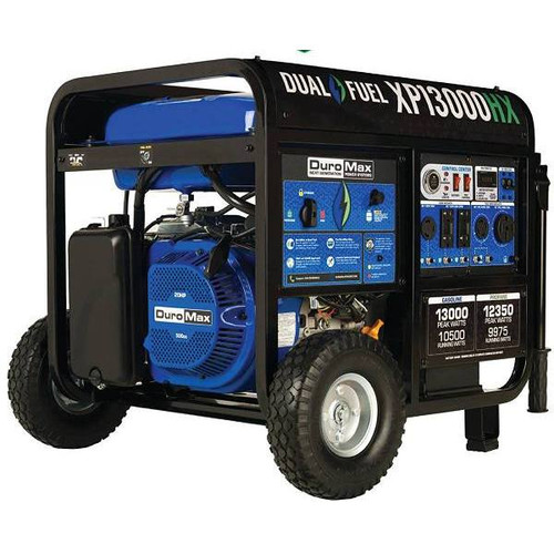 Duromax 13000/10500w Dual Fuel Portable Generator W/ Co Alert Shutdown