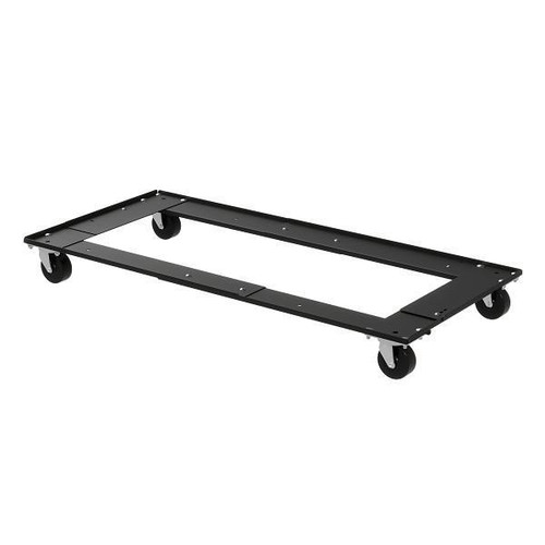 Hirsh Adjustable Cabinet Dolly For Lateral Files And Storage Cabinets, Black