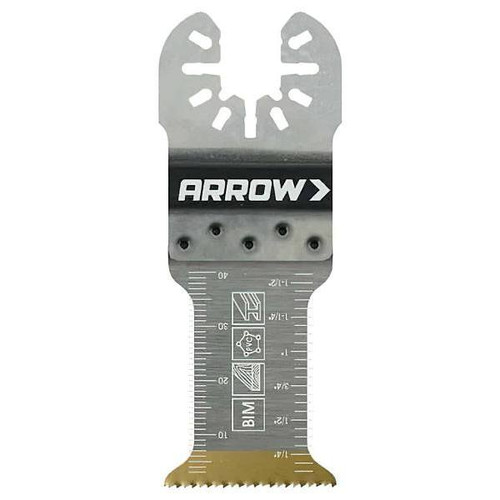 Arrow Titanium Coated Metal Blade, 1-1/4", Package Of 3