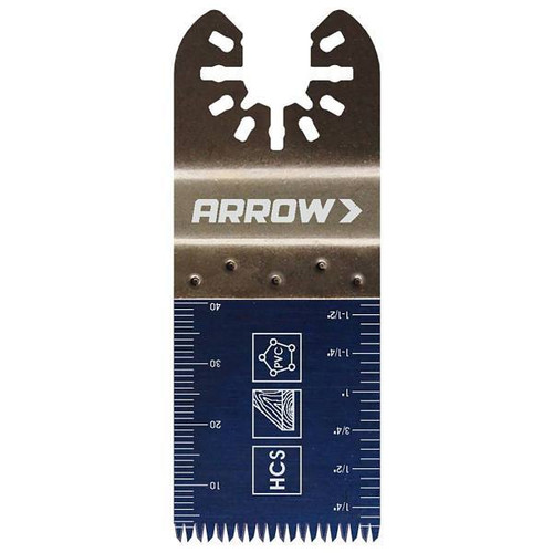 Arrow Japanese Tooth Hardwood Blade, 1-5/16", Package Of 3