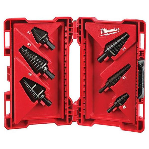 Milwaukee Black Oxide Step Drill Bit Set 48-89-9224