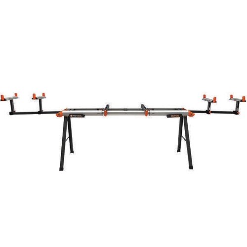 Protocol Equipment Lightweight Aluminum Portable Miter Saw Stand, 120" X 29"